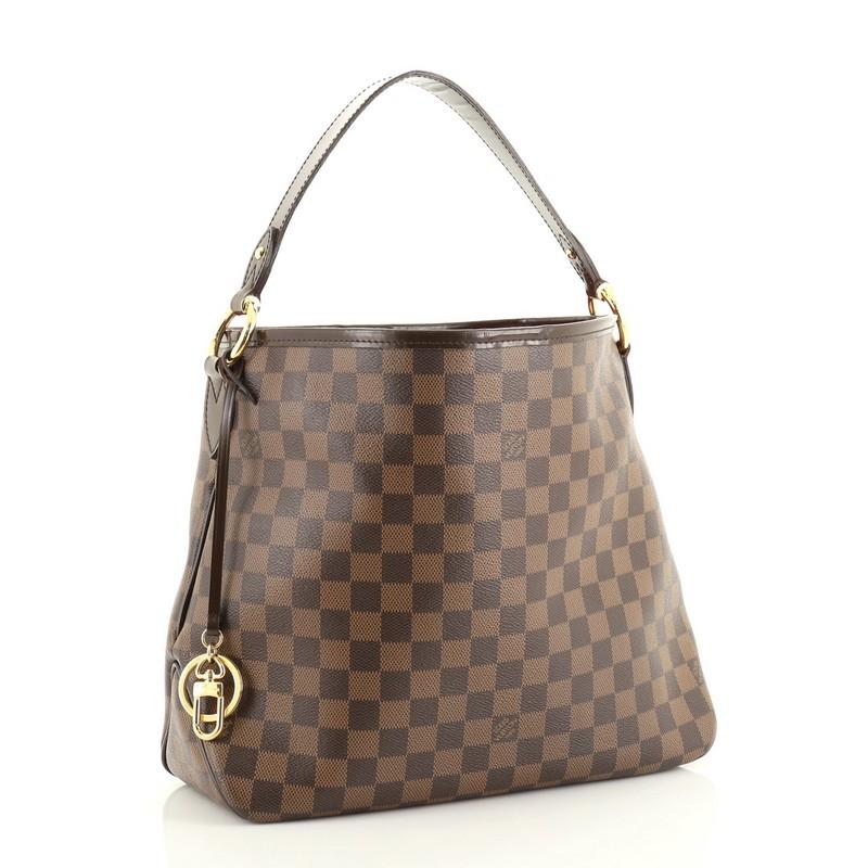 Gray Louis Vuitton Delightful NM Handbag Damier PM
