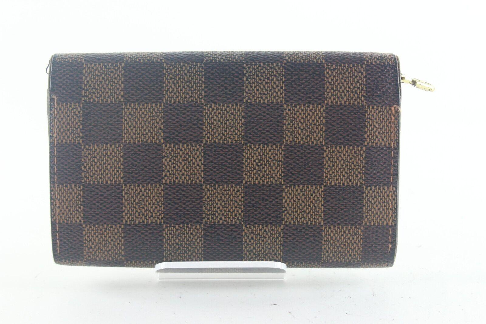 LOUIS VUITTON Demier Ebene Tresor Snap Wallet 4LV727K For Sale 6