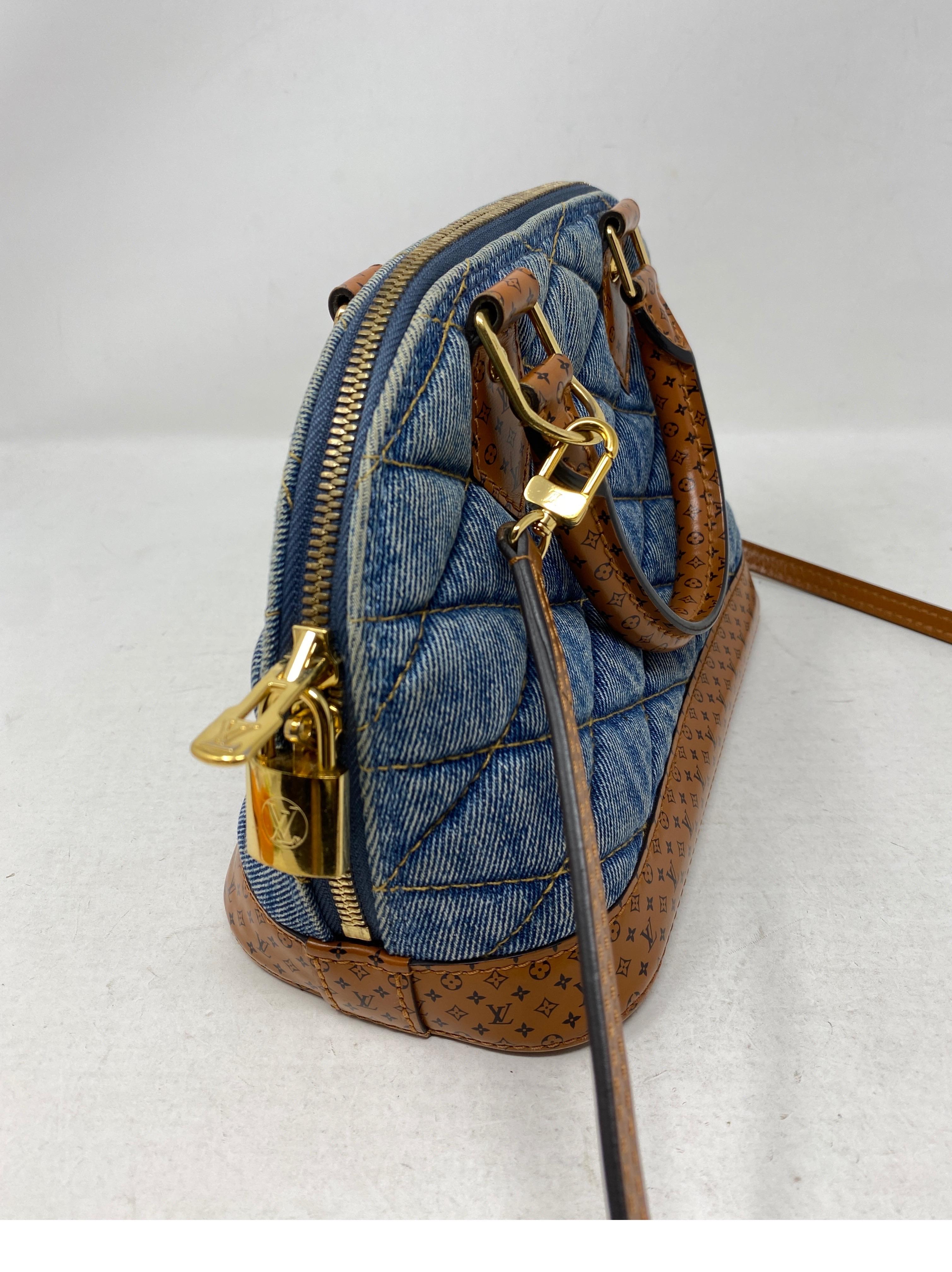 Louis Vuitton Denim Alma BB Bag  1