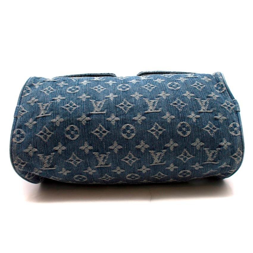 Louis Vuitton Denim Blue Monogram Neo Speedy Handbag 3