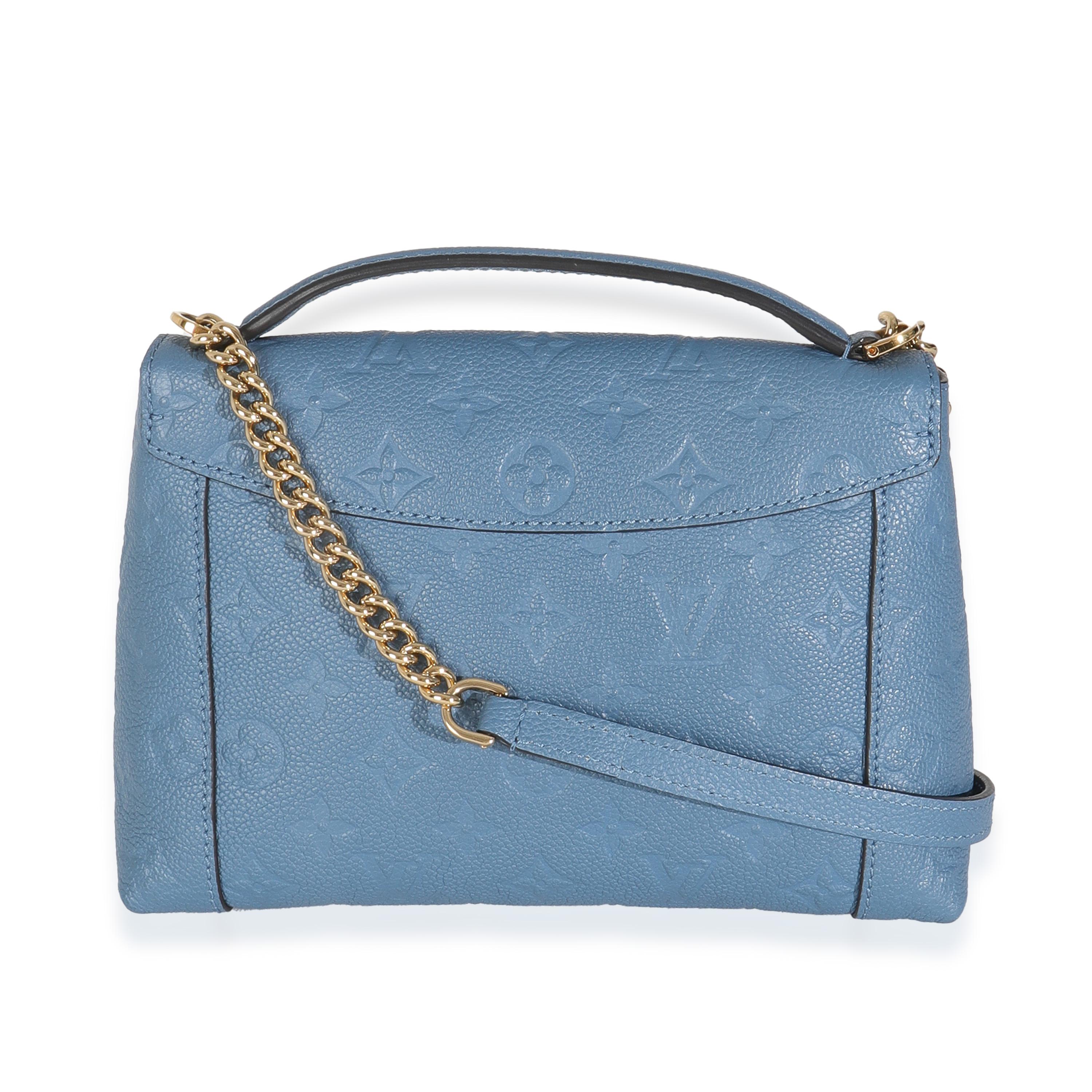 Titre de la liste : Louis Vuitton Denim Creme Monogram Empreinte Blanche BB
SKU : 146593
Condit : Usagé 
Condition du sac à main : Très bon
Commentaires sur l'état : L'article est en très bon état avec des signes mineurs d'usure. Les coins sont