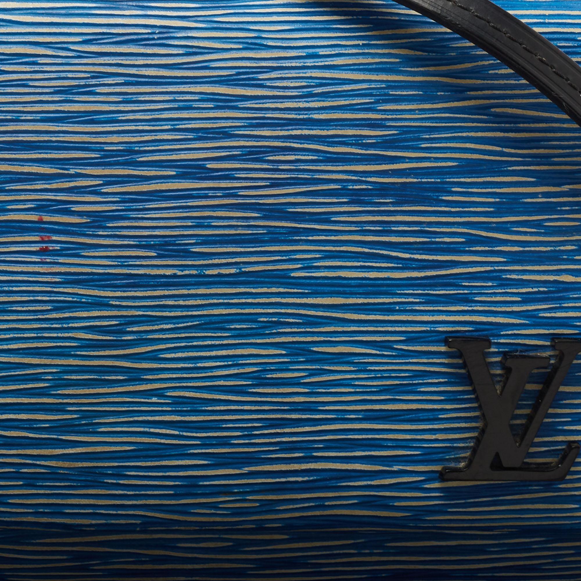 Louis Vuitton Denim Epi Leather Clery Pochette Bag 6