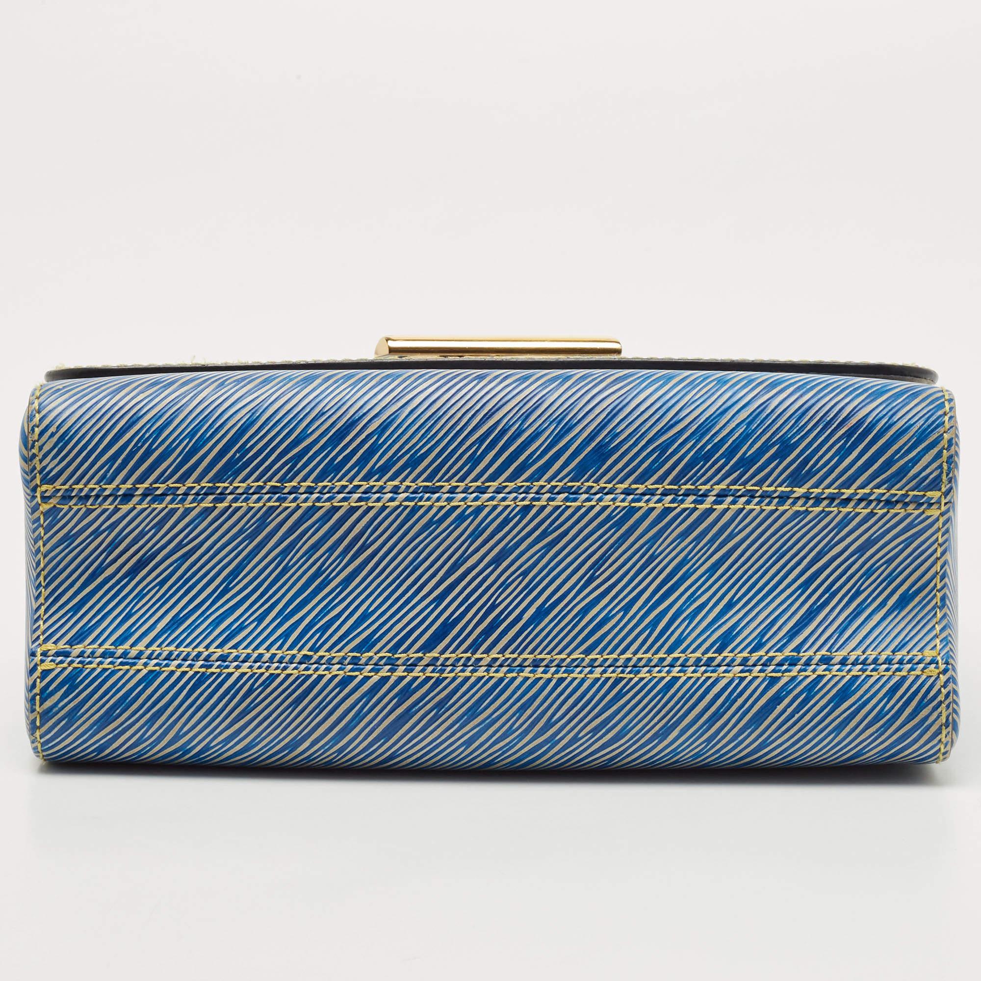 Louis Vuitton Denim Epi Leather Twist MM Bag 1