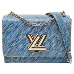 Louis Vuitton Epi Ledertasche Twist MM aus Denim