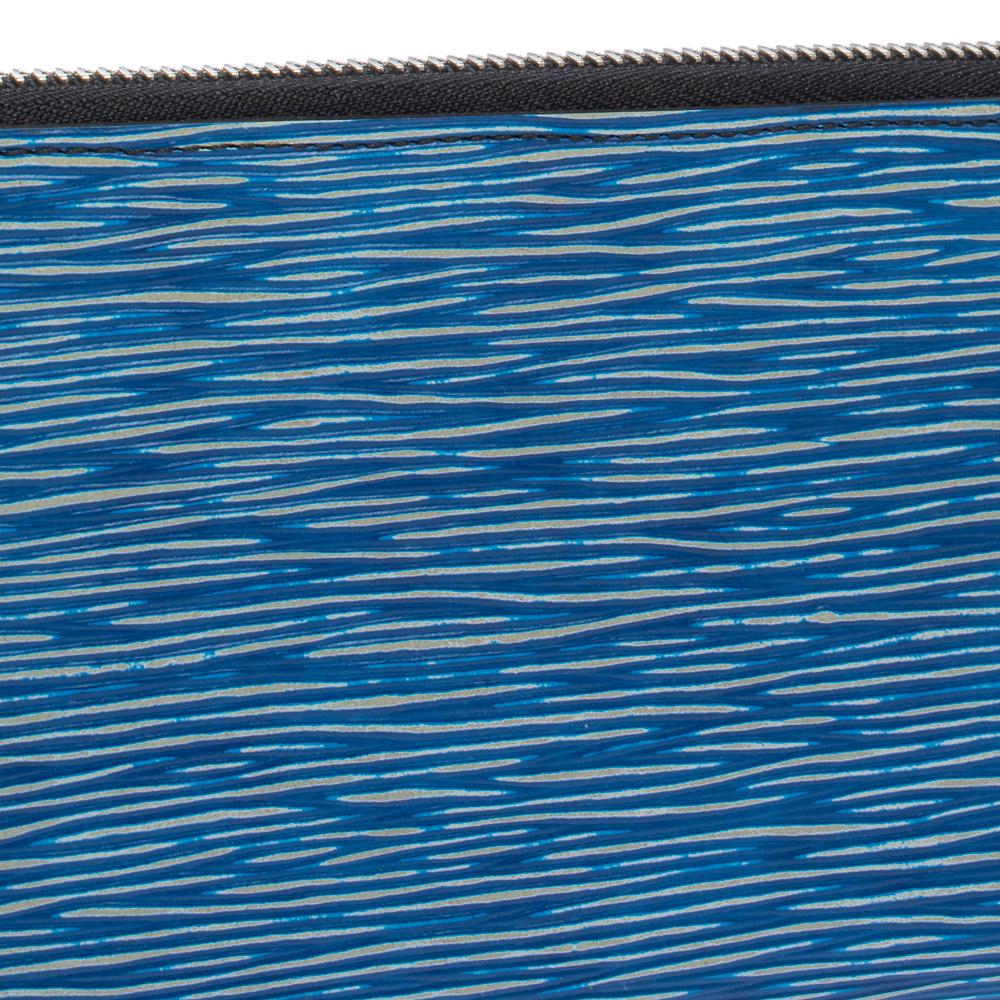 Louis Vuitton Denim Epi Leather Zippy Wallet 1
