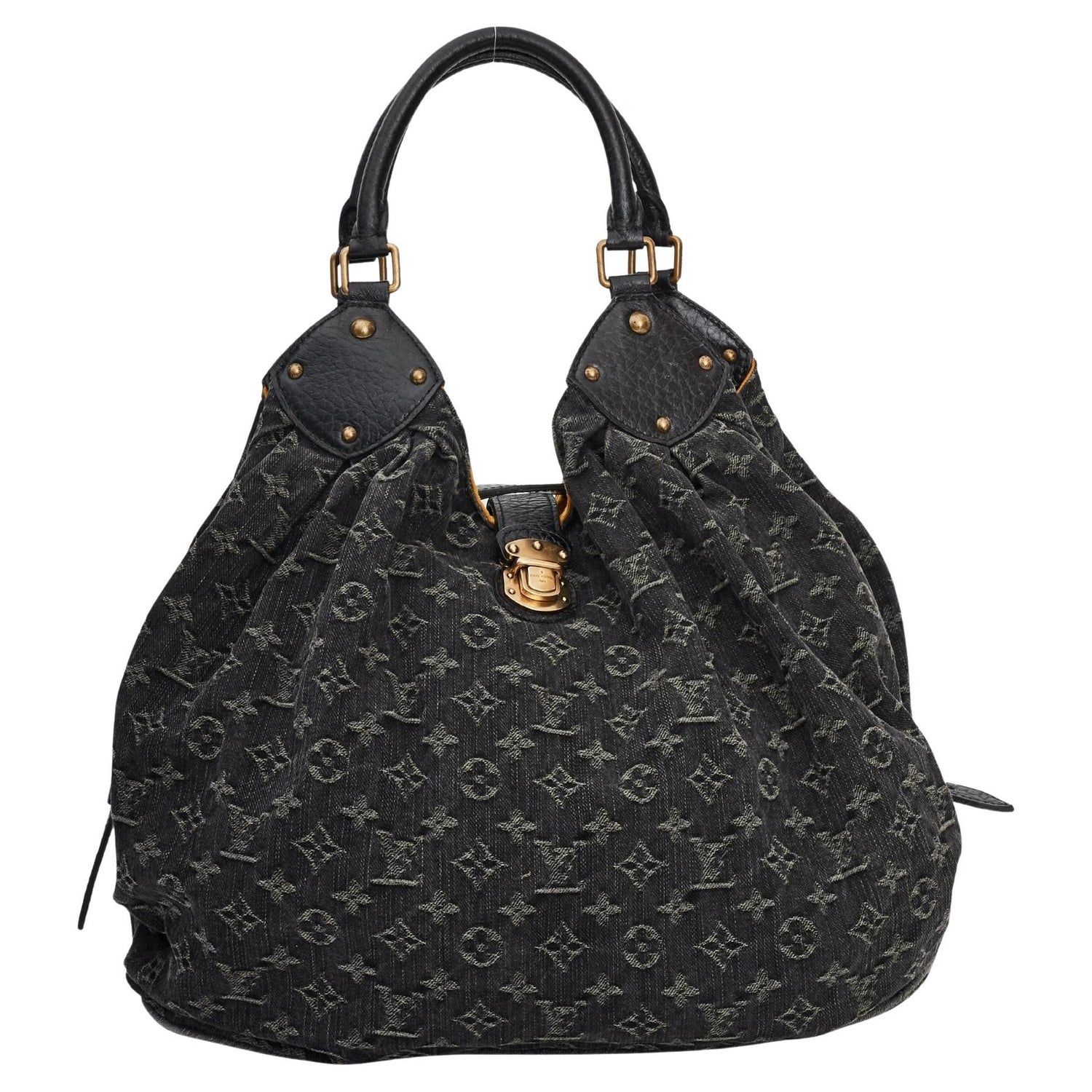 Louis Vuitton Black Denim Mahina XS Bag at 1stDibs  louis vuitton black denim  bags, black denim louis vuitton bag, louis vuitton denim mahina