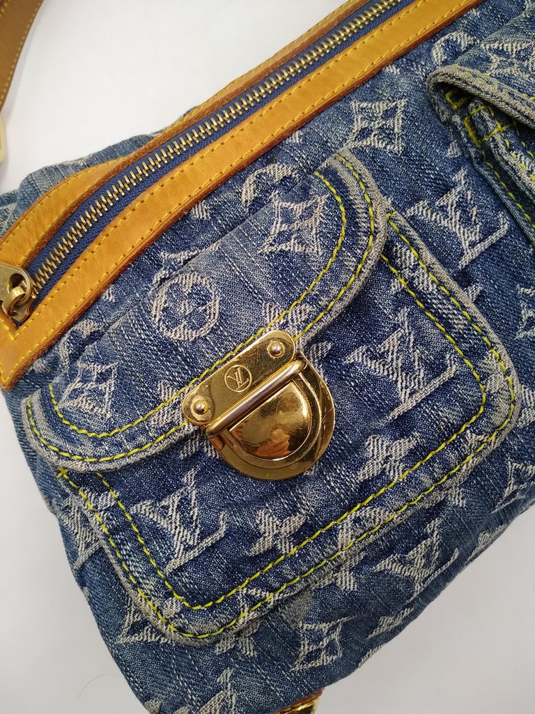 Louis Vuitton Baggy Denim Jeans Shoulder Bag