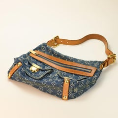 Louis Vuitton Denim Monogram Baggy PM Handbag