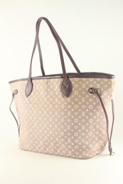 Louis Vuitton Denim Monogram Idylle Neverfull MM Bordeaux 5LV725K