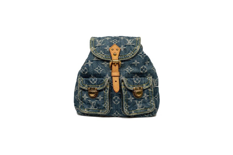 2006 Louis Vuitton Blue Monogram Denim Backpack PM at 1stDibs  lv denim  backpack, denim louis vuitton backpack, louis vuitton jean backpack