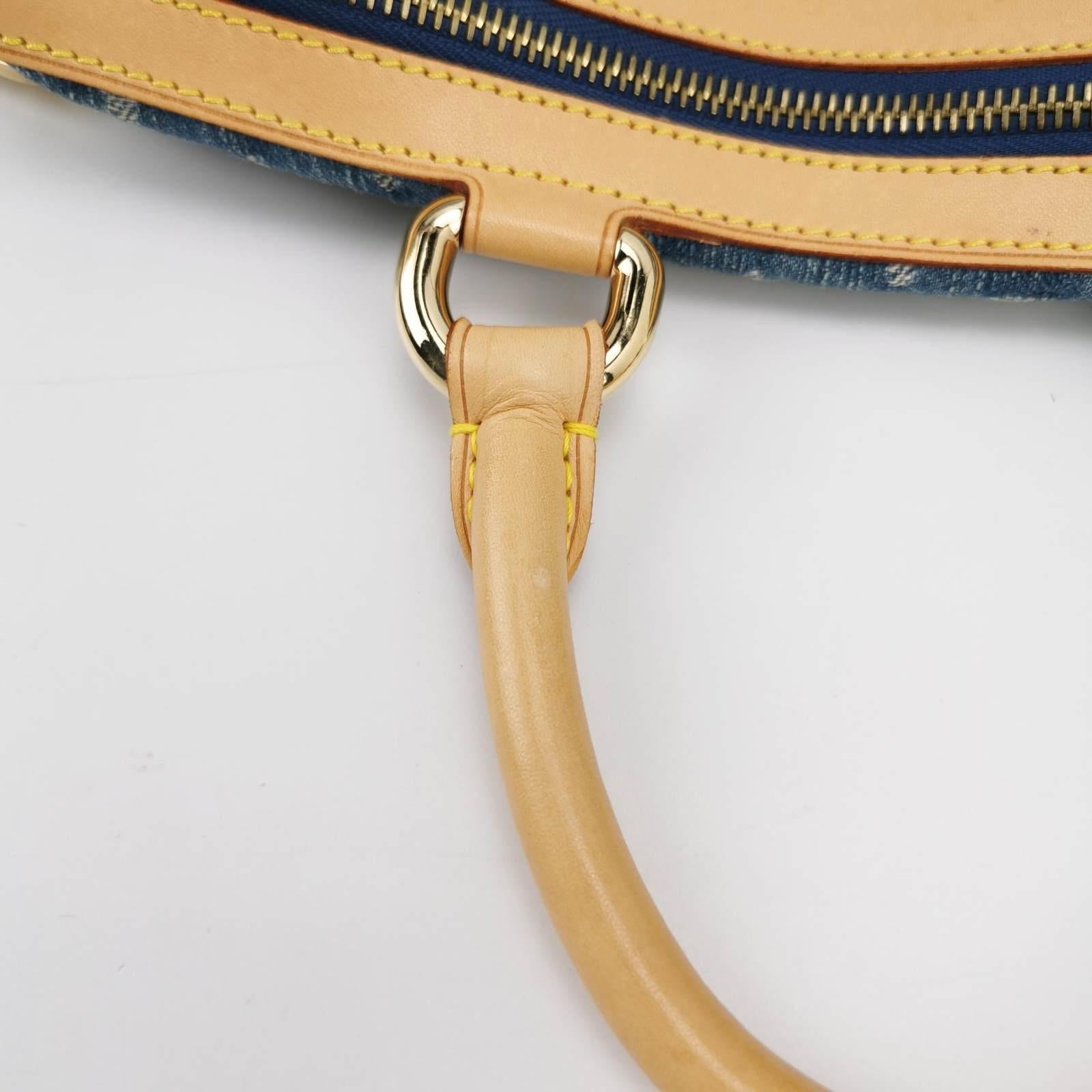 Louis Vuitton Denim Neo Speedy Boston Bag For Sale 7