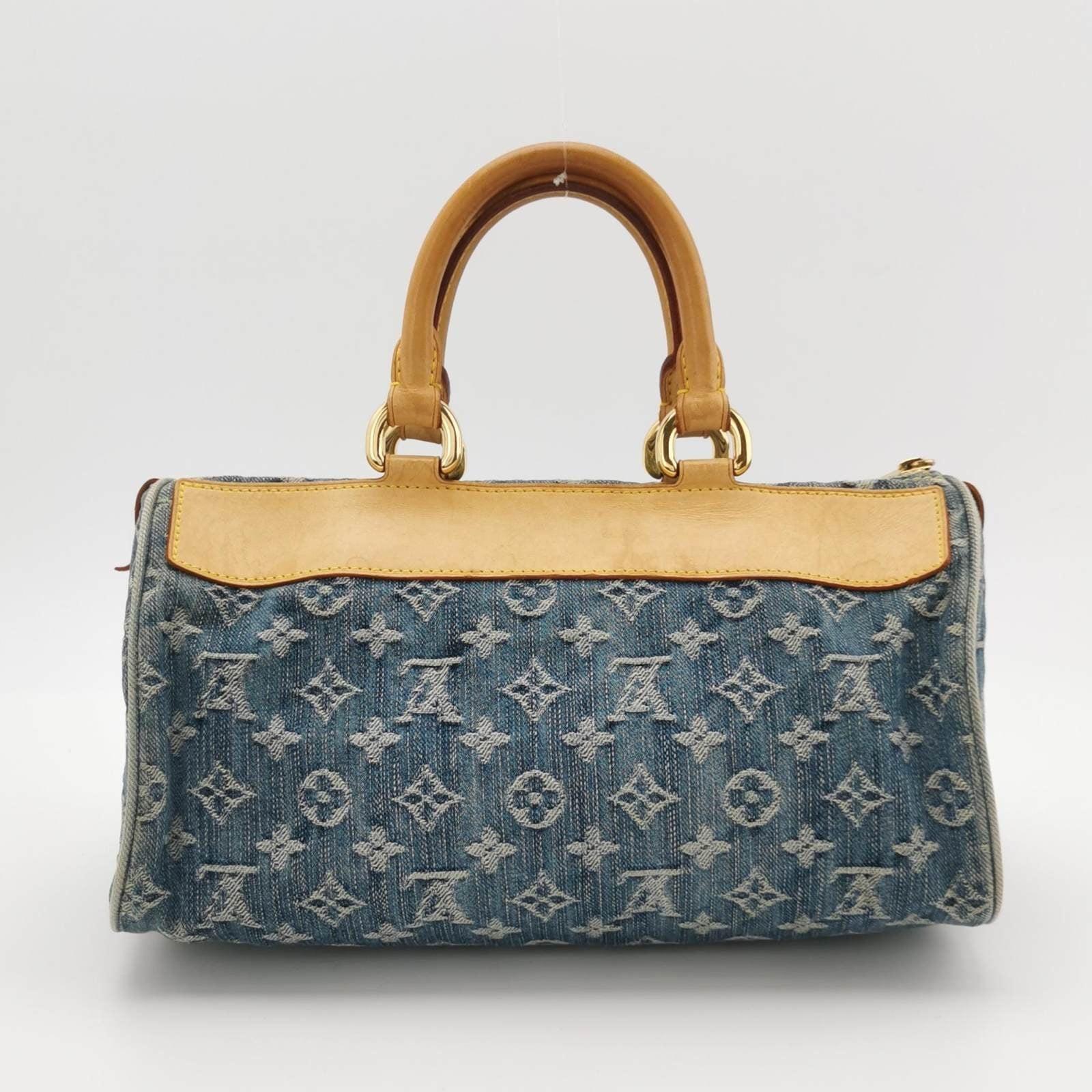Women's Louis Vuitton Denim Neo Speedy Boston Bag