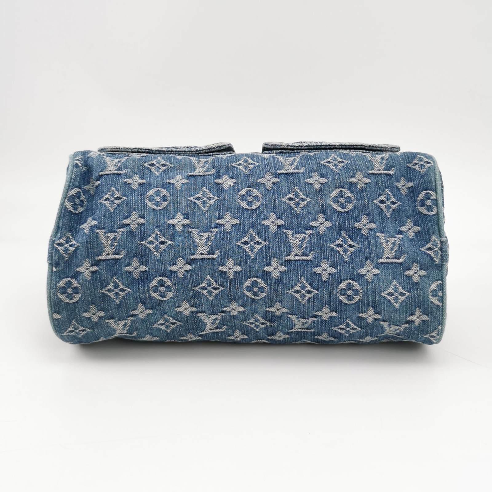 Louis Vuitton Denim Neo Speedy Boston Bag For Sale 1