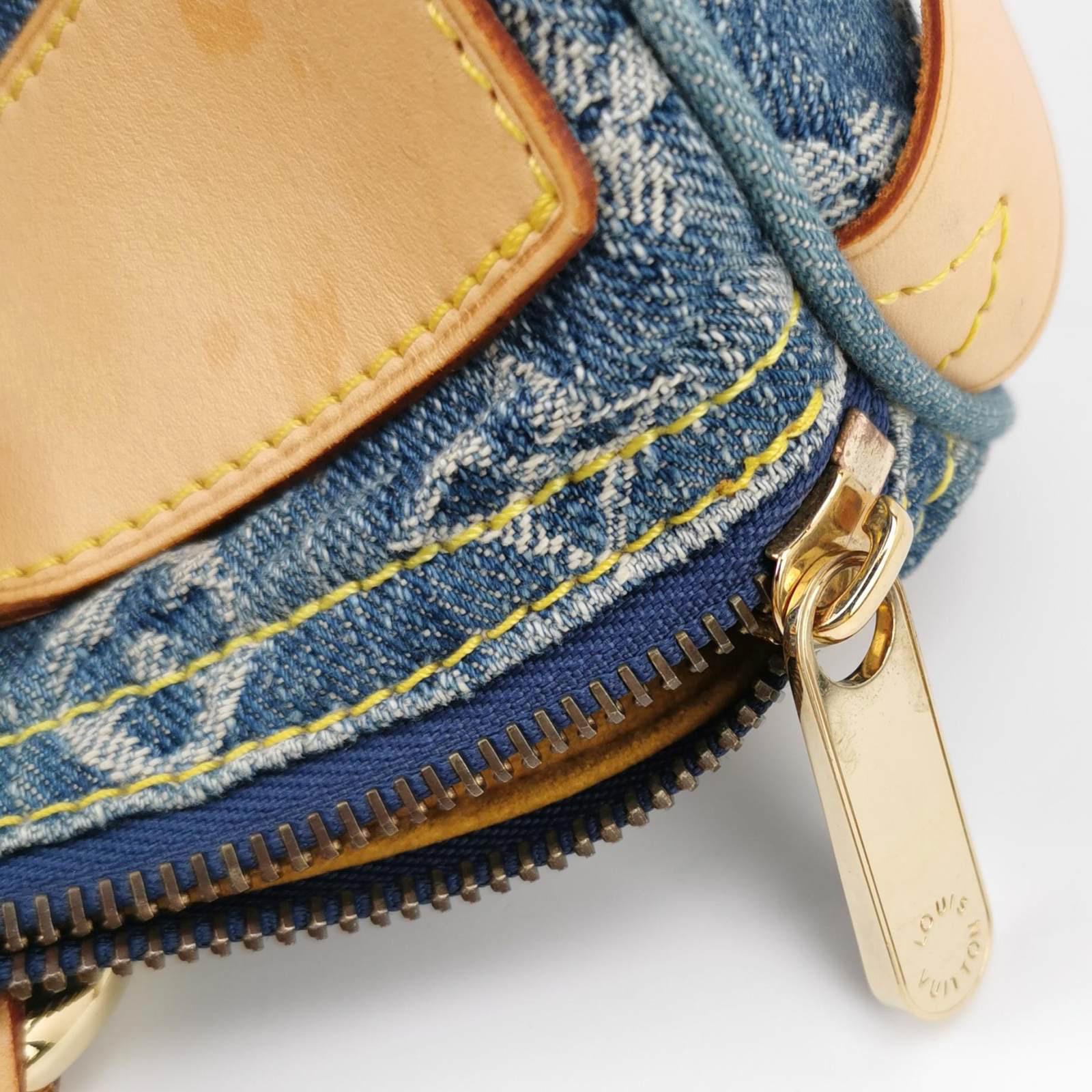 Louis Vuitton Denim Neo Speedy Boston Bag For Sale 4