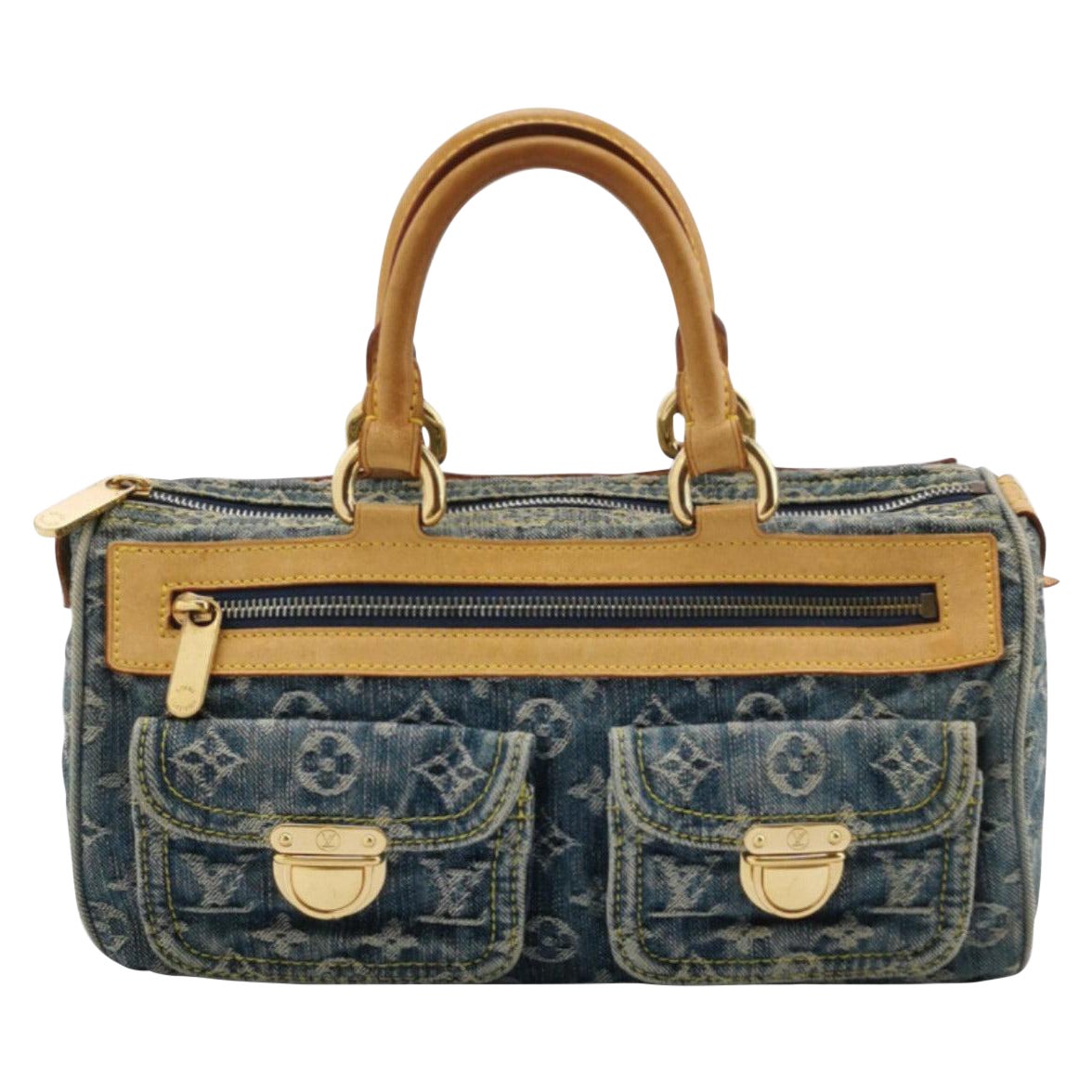 Louis Vuitton Denim Neo Speedy Boston Bag