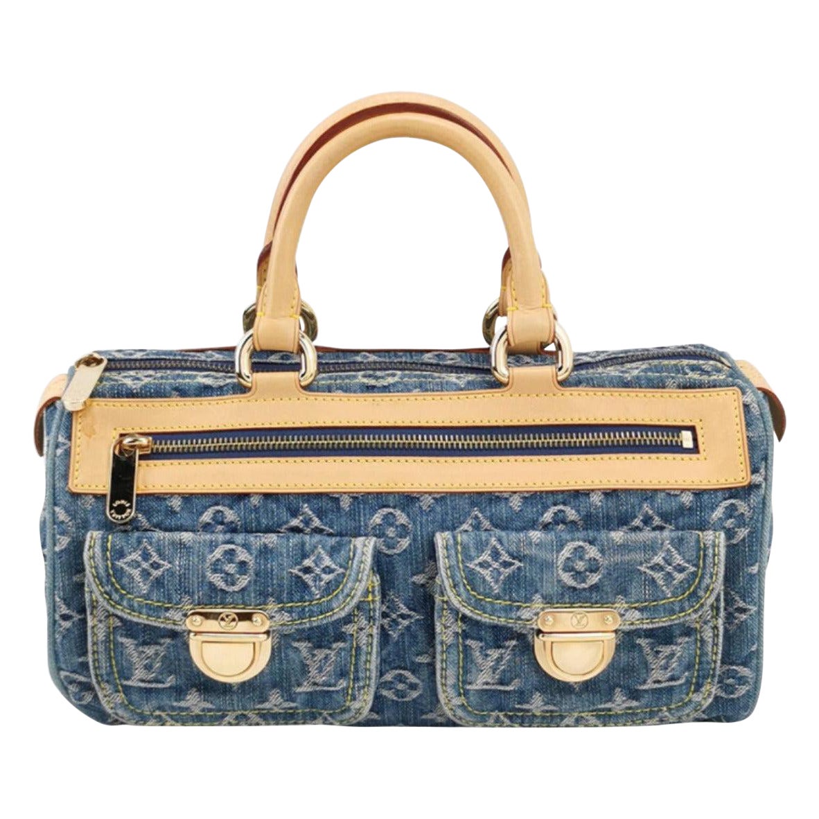 Louis Vuitton Denim Neo Speedy Boston Bag