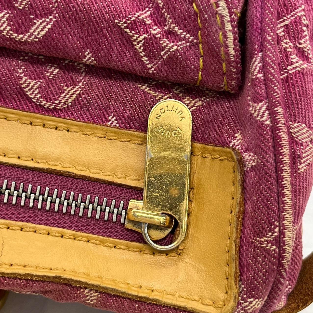 Louis Vuitton Denim Neo Speedy Boston Bag Pink 6