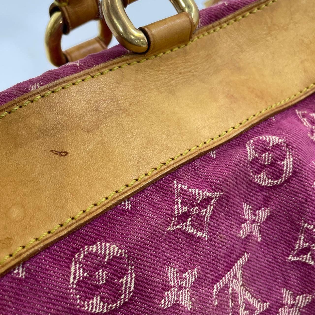 Louis Vuitton Denim Neo Speedy Boston Bag Pink 8