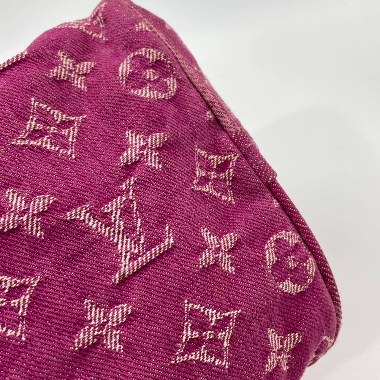 Louis Vuitton Denim Neo Speedy Boston Bag Pink 16