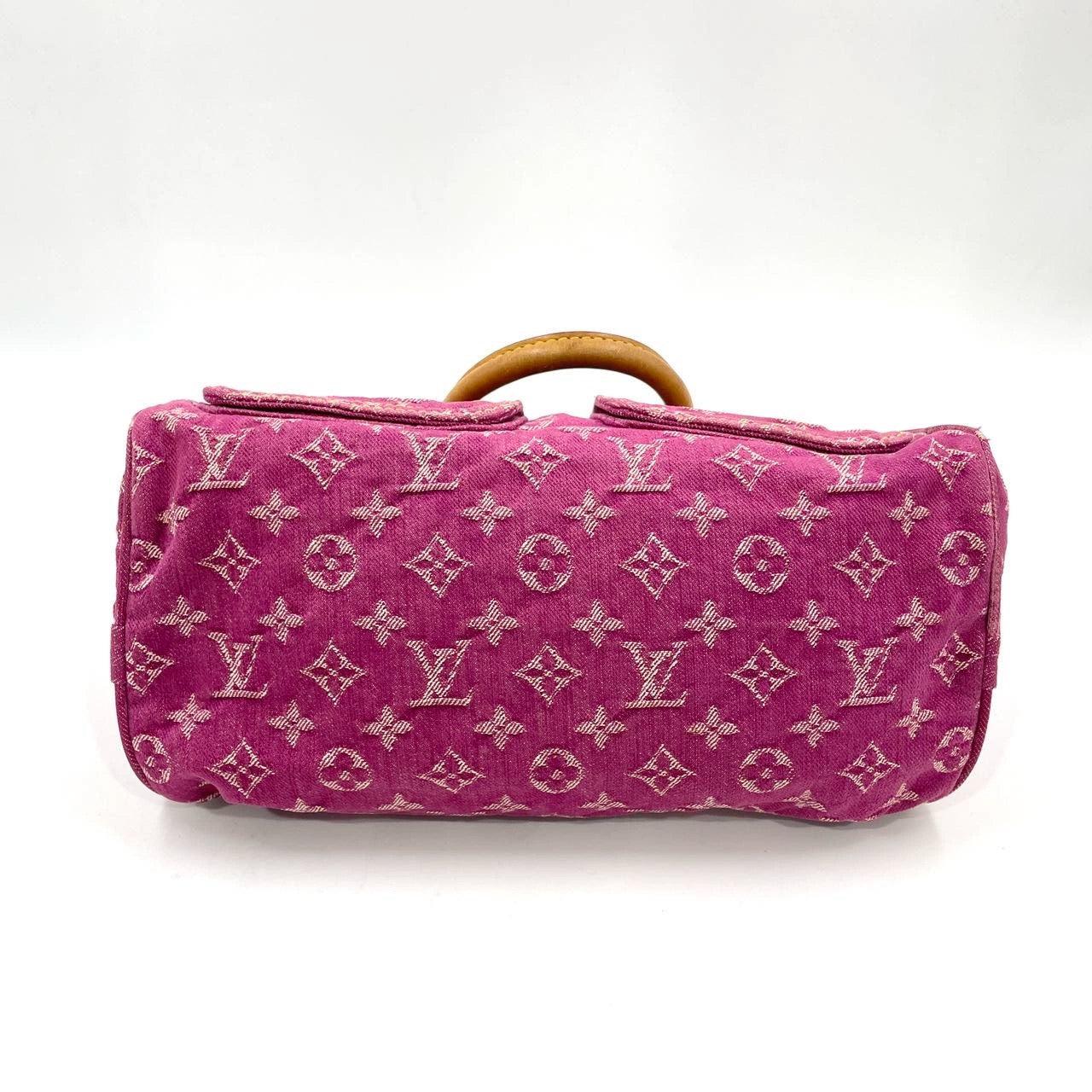 Women's Louis Vuitton Denim Neo Speedy Boston Bag Pink