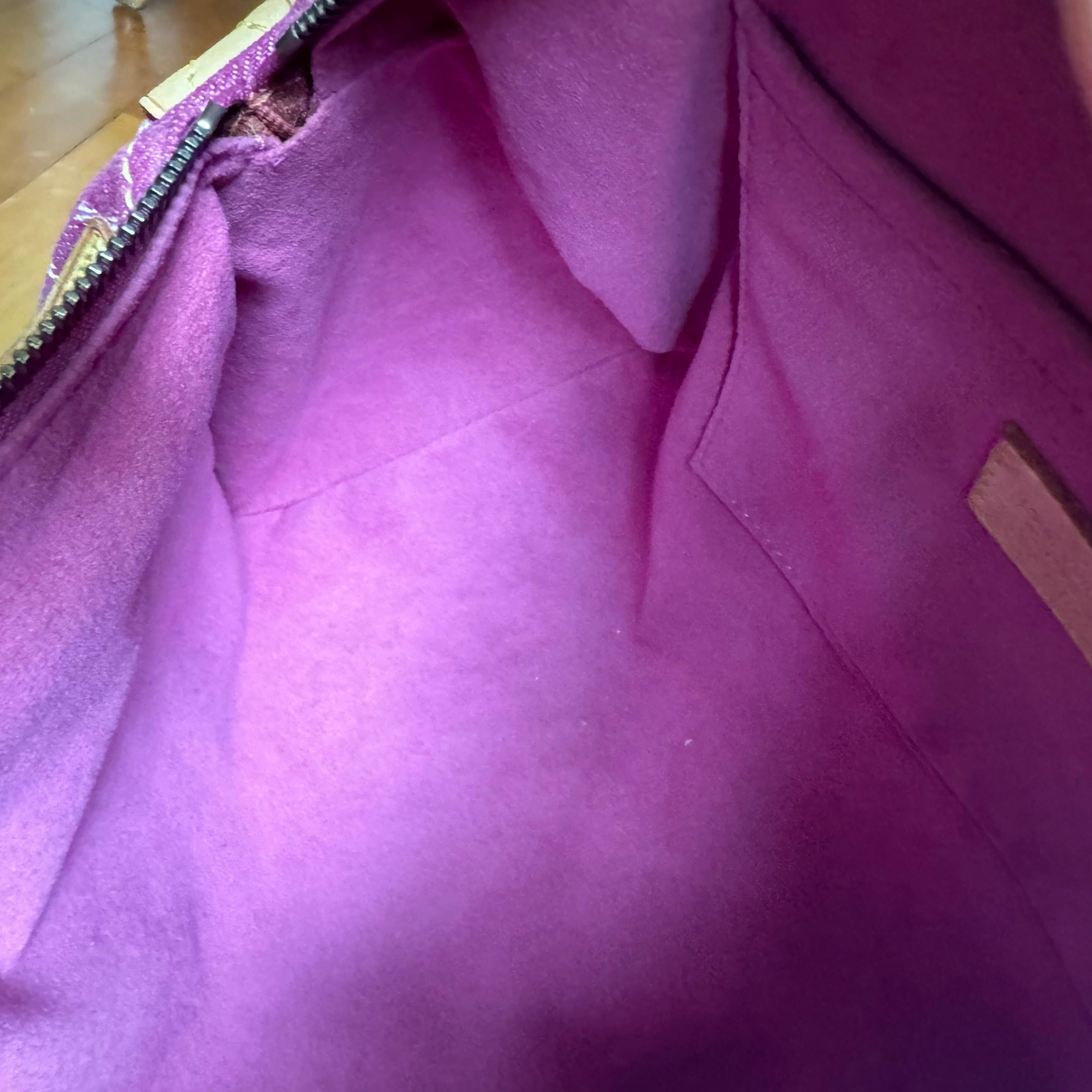 Louis Vuitton Denim Neo Speedy Boston Bag Pink 5