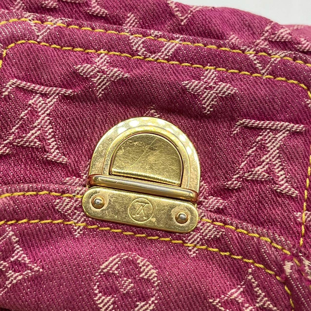 Louis Vuitton Denim Neo Speedy Boston Bag Pink 4