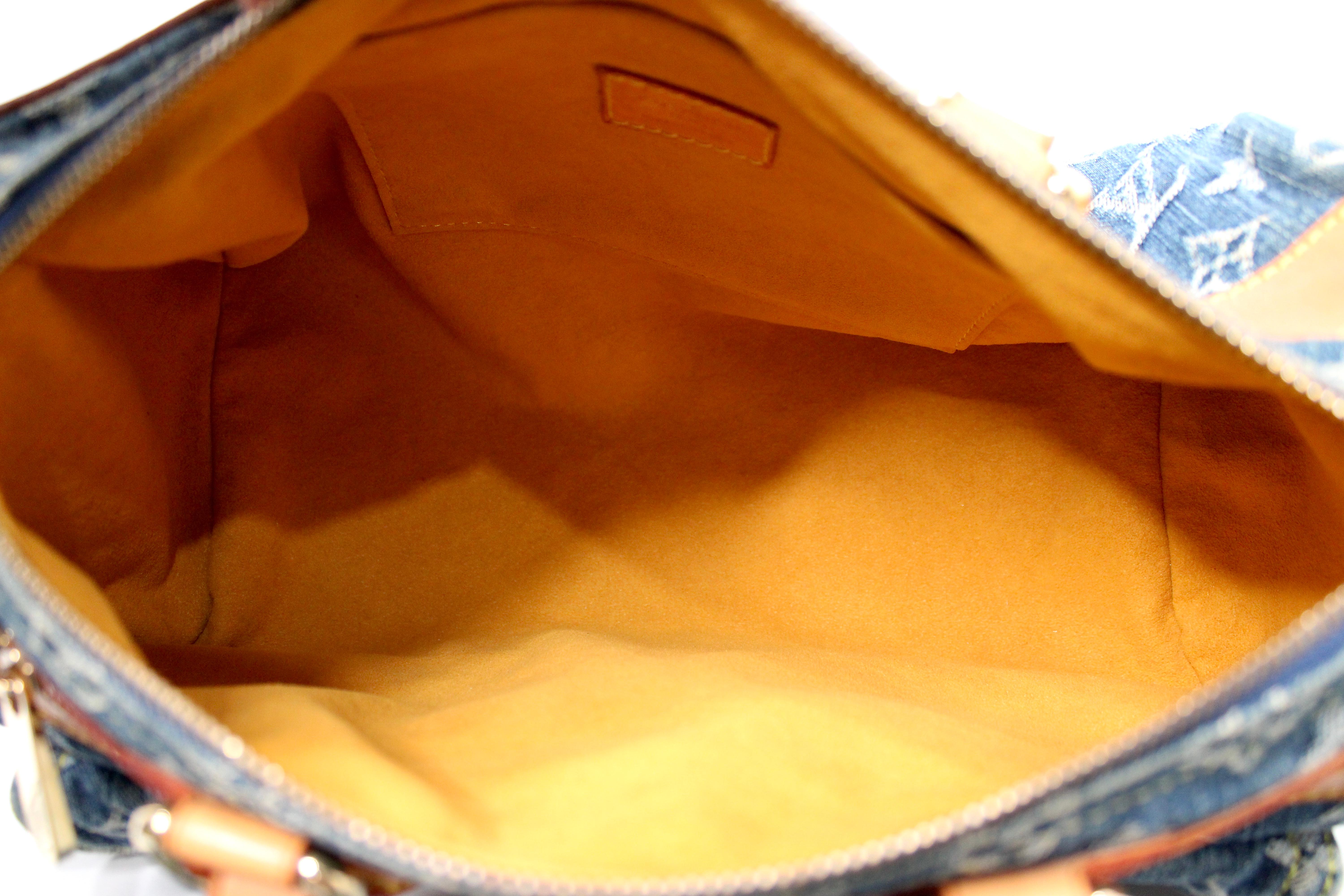 Louis Vuitton Denim Neo Speedy Handbag circa Y2K en vente 6