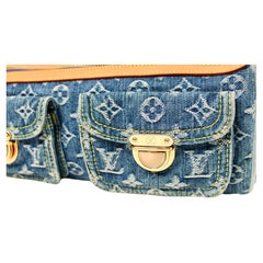 Louis Vuitton Denim Neo Speedy Handbag circa Y2K