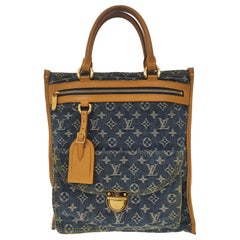 Louis Vuitton denim sac plat
