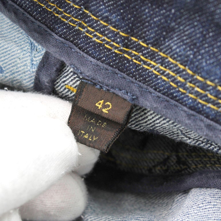 Louis Vuitton Denim Shorts For Sale at 1stDibs