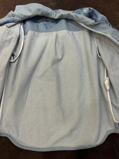 Louis Vuitton Denim Watercolor Monogram Oversized Jacket