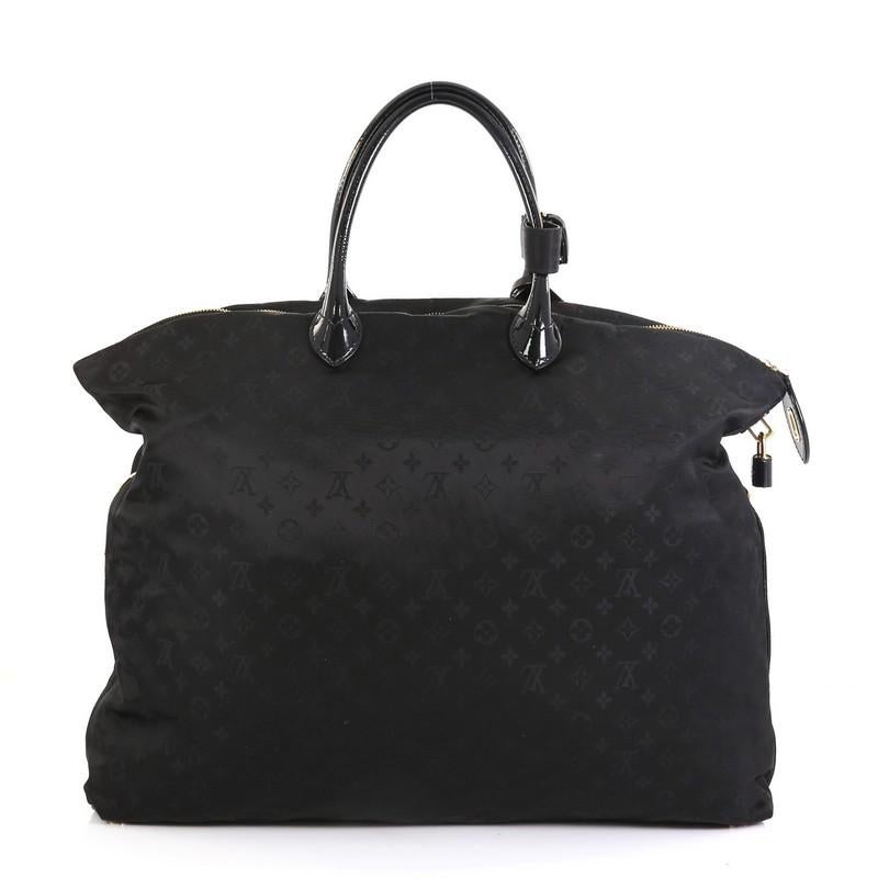 Black Louis Vuitton Desire Lockit Bag Monogram Nylon GM