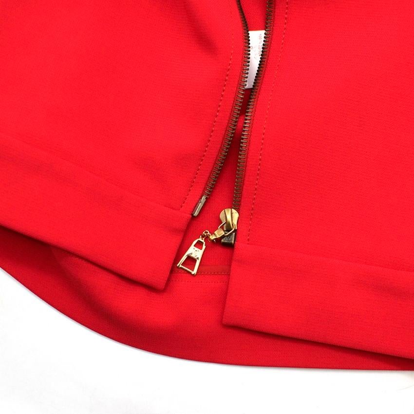 Women's Louis Vuitton Detachable Monogram Crochet Collar Zippered Vest US 0 For Sale