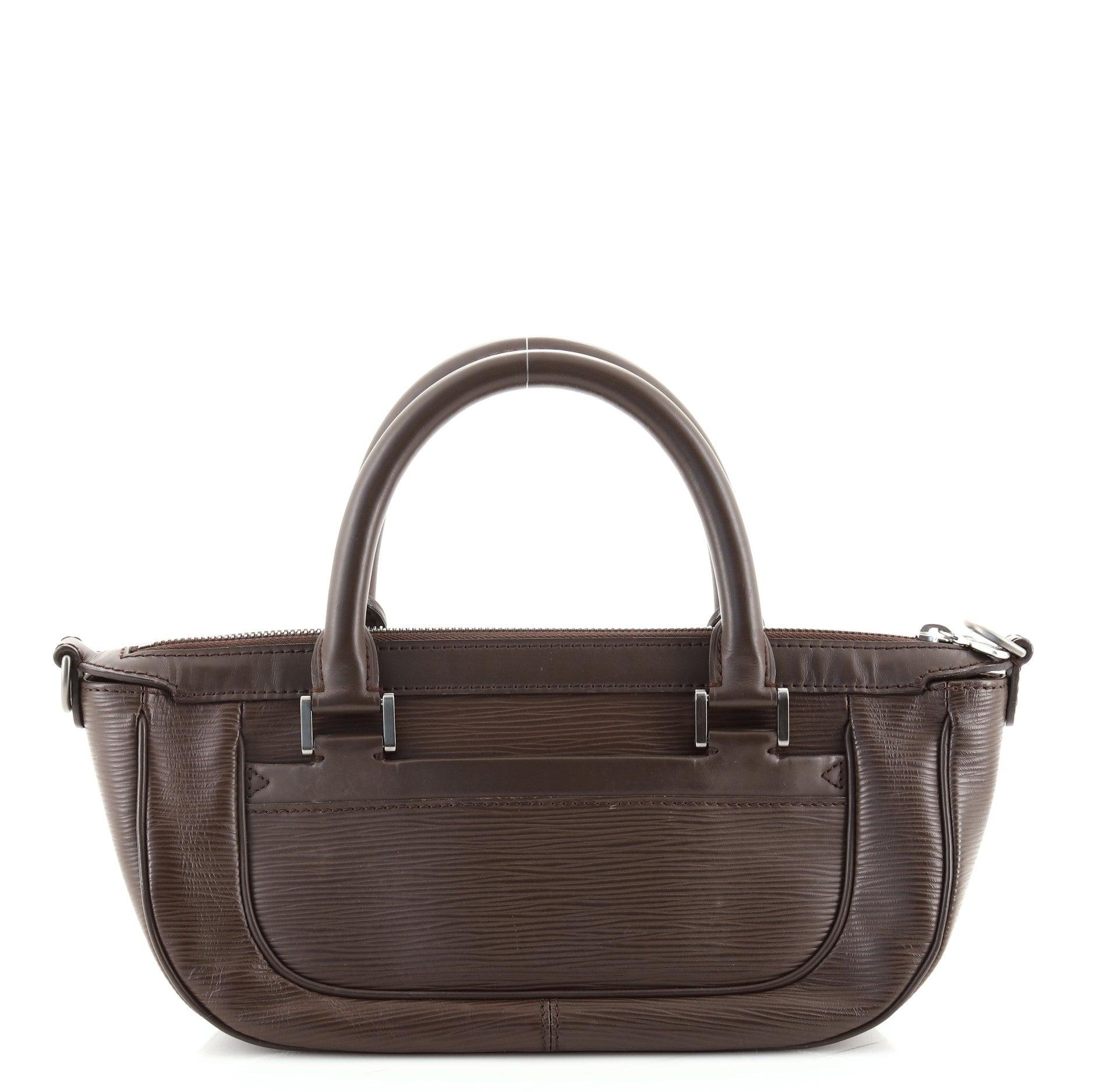 Black Louis Vuitton Dhanura Handbag Epi Leather PM