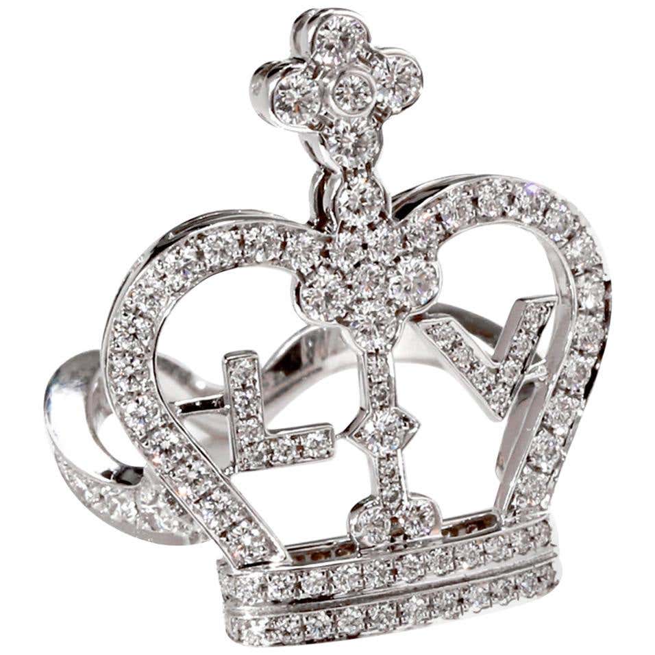 C Rown Ring Garrard Diamond Crown Ring at 1stDibs | crown rings, diamond crown ...