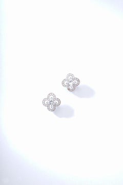 Louis Vuitton Diamond Gold Earrings