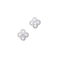 Louis Vuitton Diamond Gold Earrings