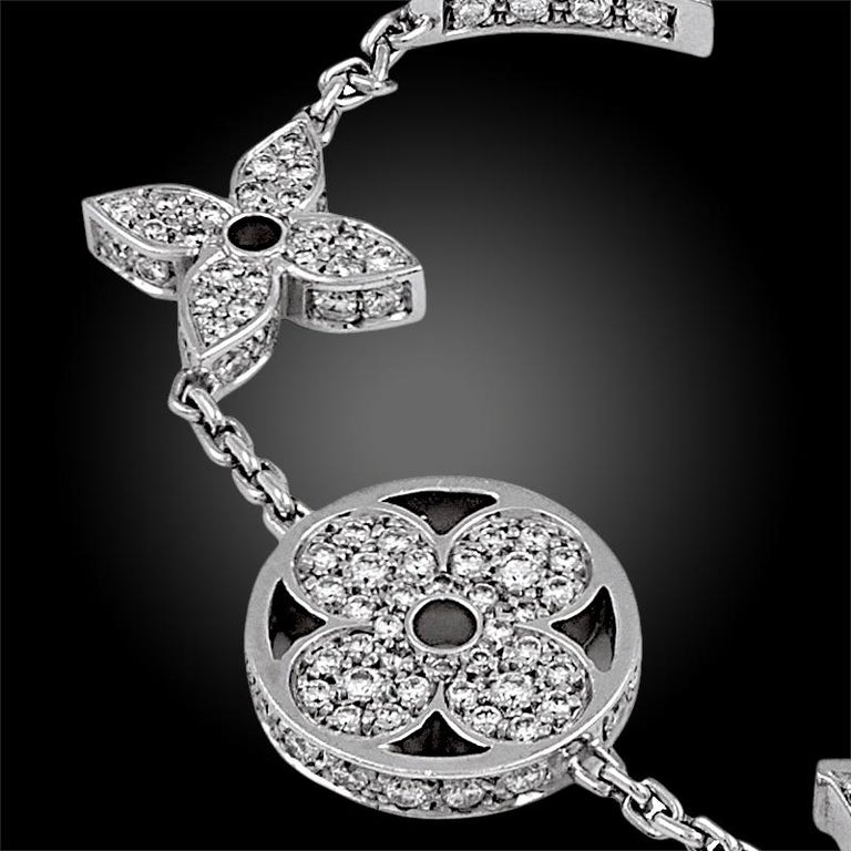 Louis Vuitton Monogram White Gold Bracelet – Opulent Jewelers