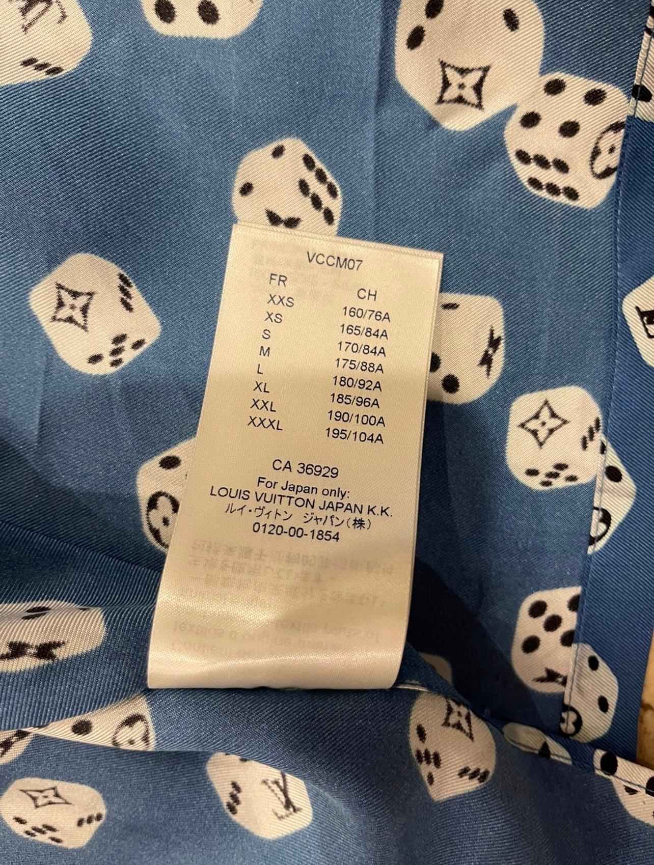 Louis Vuitton Dice Blue Button Up Shirt 3