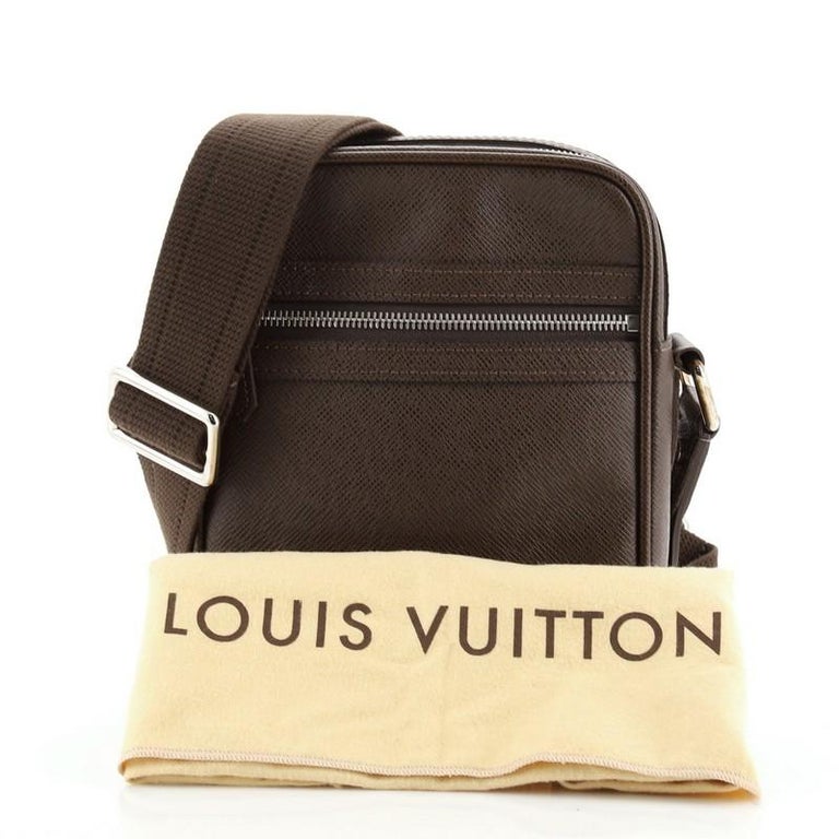 Louis Vuitton LV Crossbody Bag Citadin Brown canvas