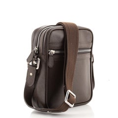 Louis Vuitton Dimitri Messenger Bag Taiga Leather Small