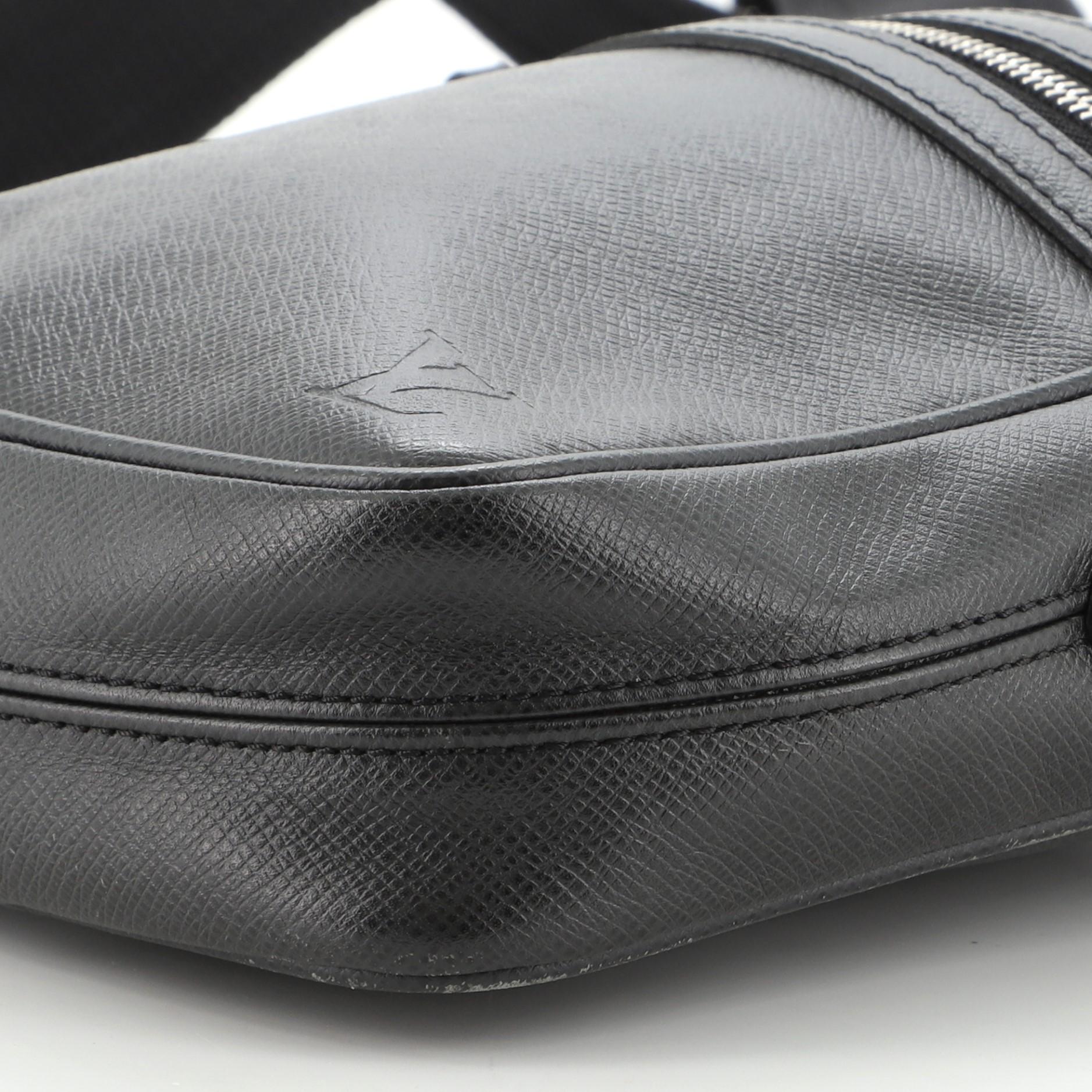 Women's or Men's Louis Vuitton Dimitri Messenger Bag Taiga Leather Small