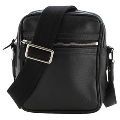 Louis Vuitton Dimitri Messenger Bag Taiga Leather Small