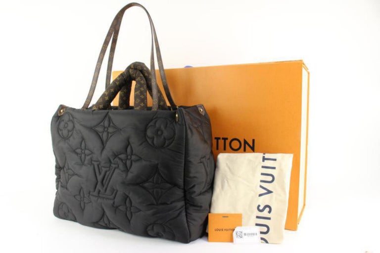 Louis Vuitton Discontinued Black Pillow Puffer Onthego GM 2way