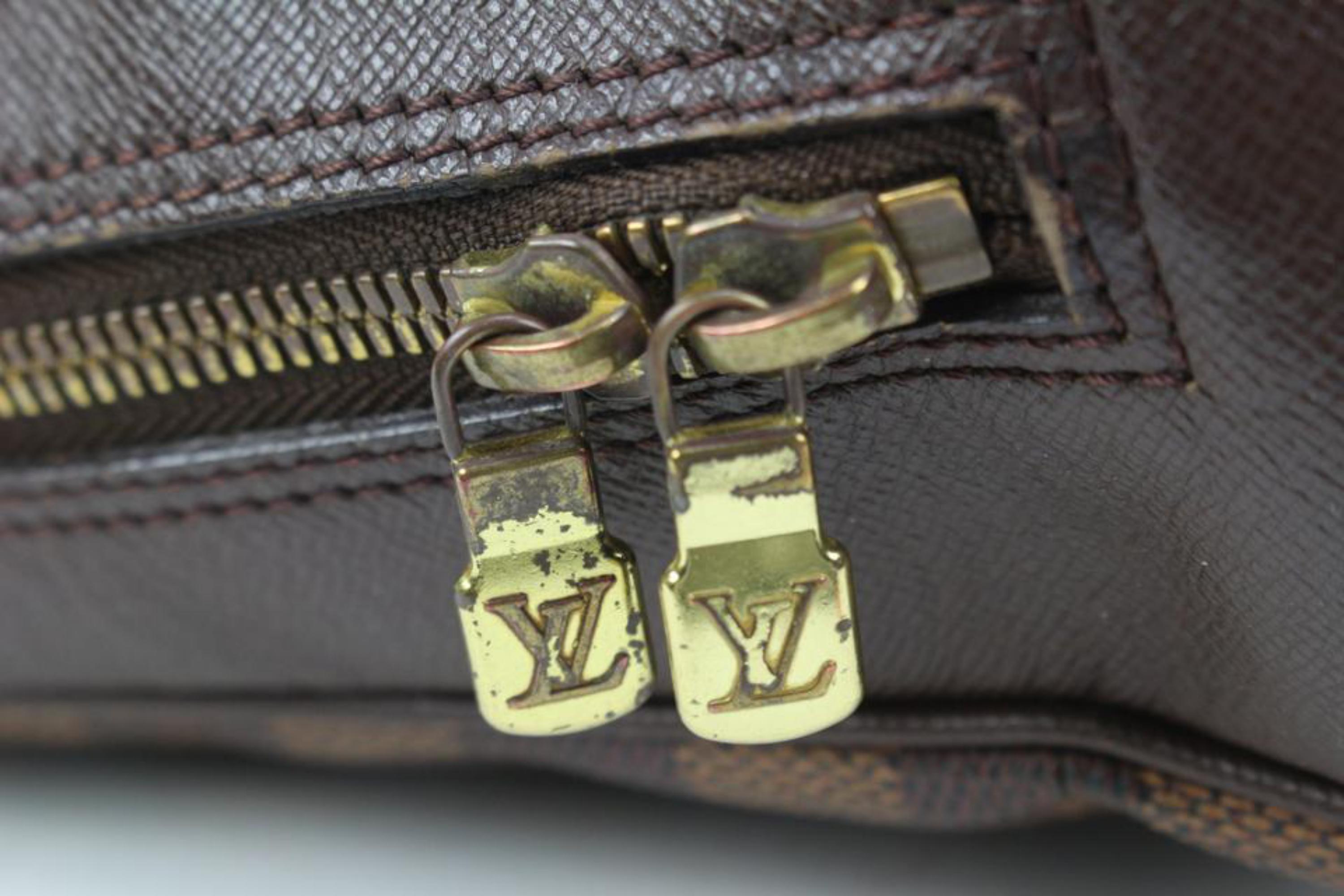 Louis Vuitton Discontinued Damier Ebene Brera Satchel 59lv38s 4