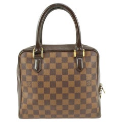 Louis Vuitton Discontinued Damier Ebene Brera Satchel 59lv38s