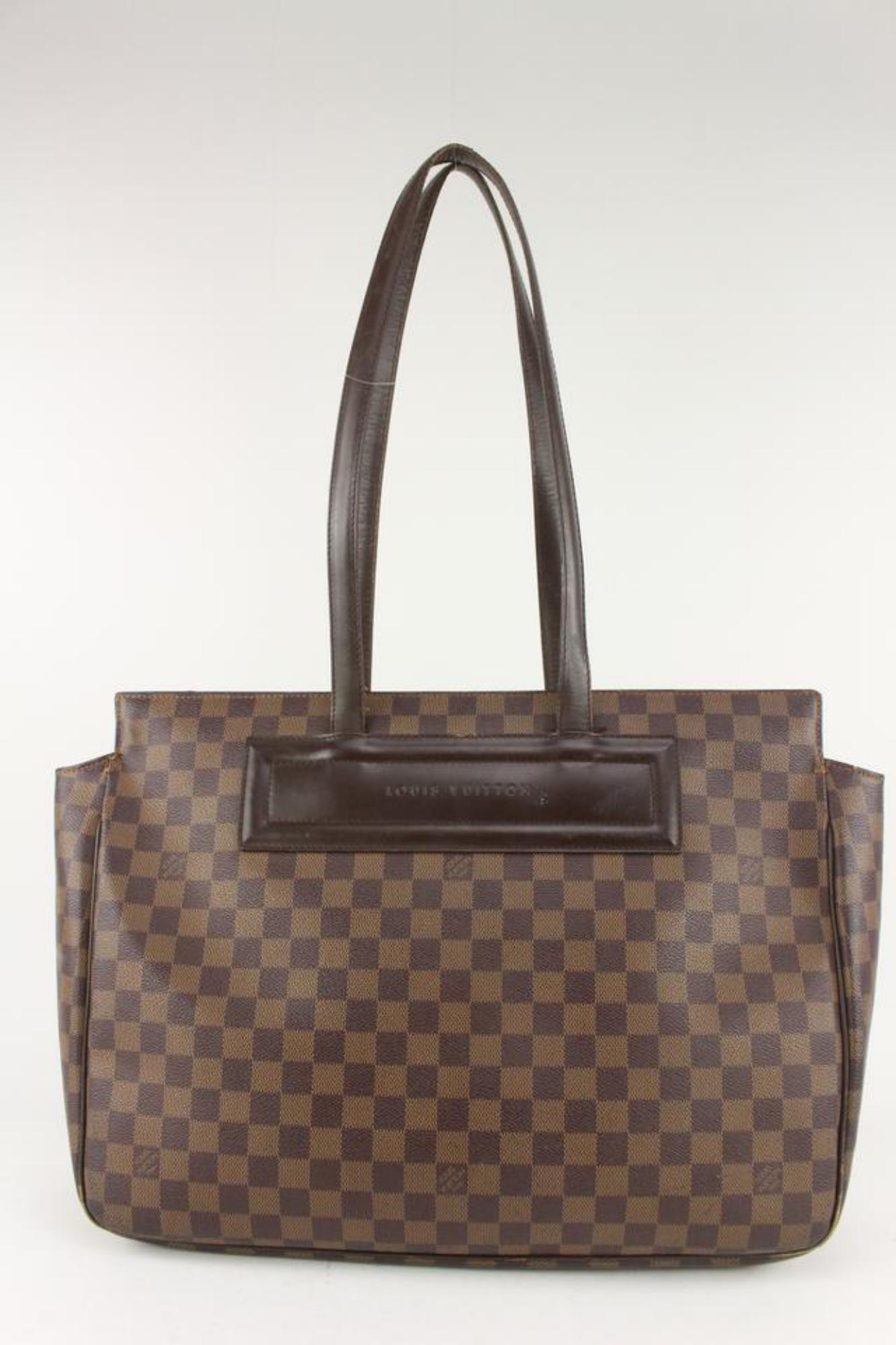Louis Vuitton Discontinued Damier Ebene Parioli Tote bag 1119lv53 In Good Condition In Dix hills, NY