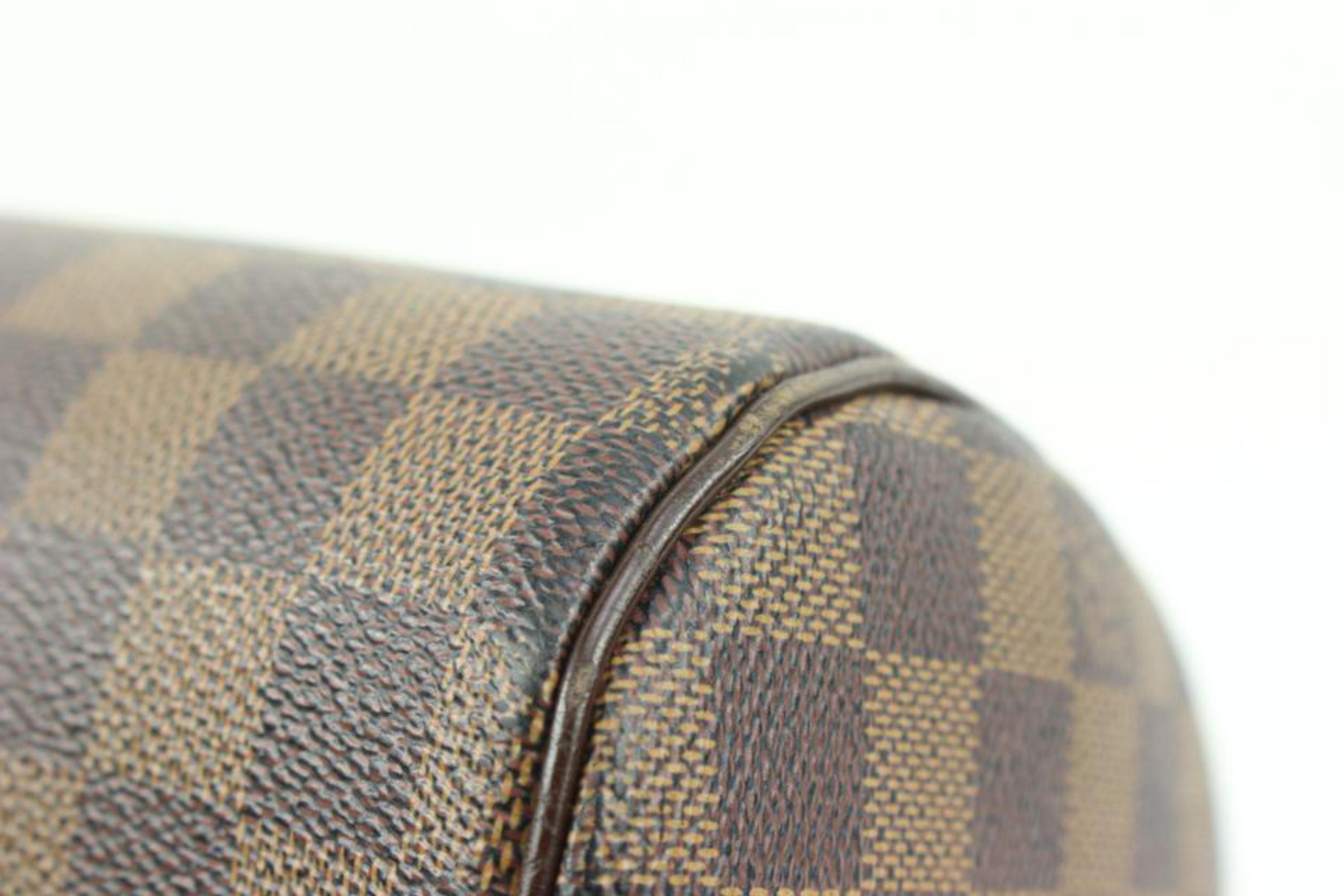 Louis Vuitton Discontinued Damier Ebene Ribera MM Dome Satchel s27lv3 4