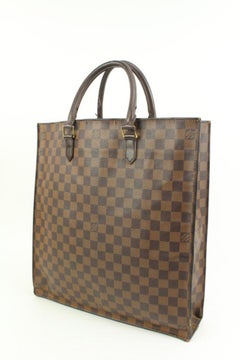 Louis Vuitton Discontinued Damier Ebene Sac Plat Upcycle Ready 93lv318s