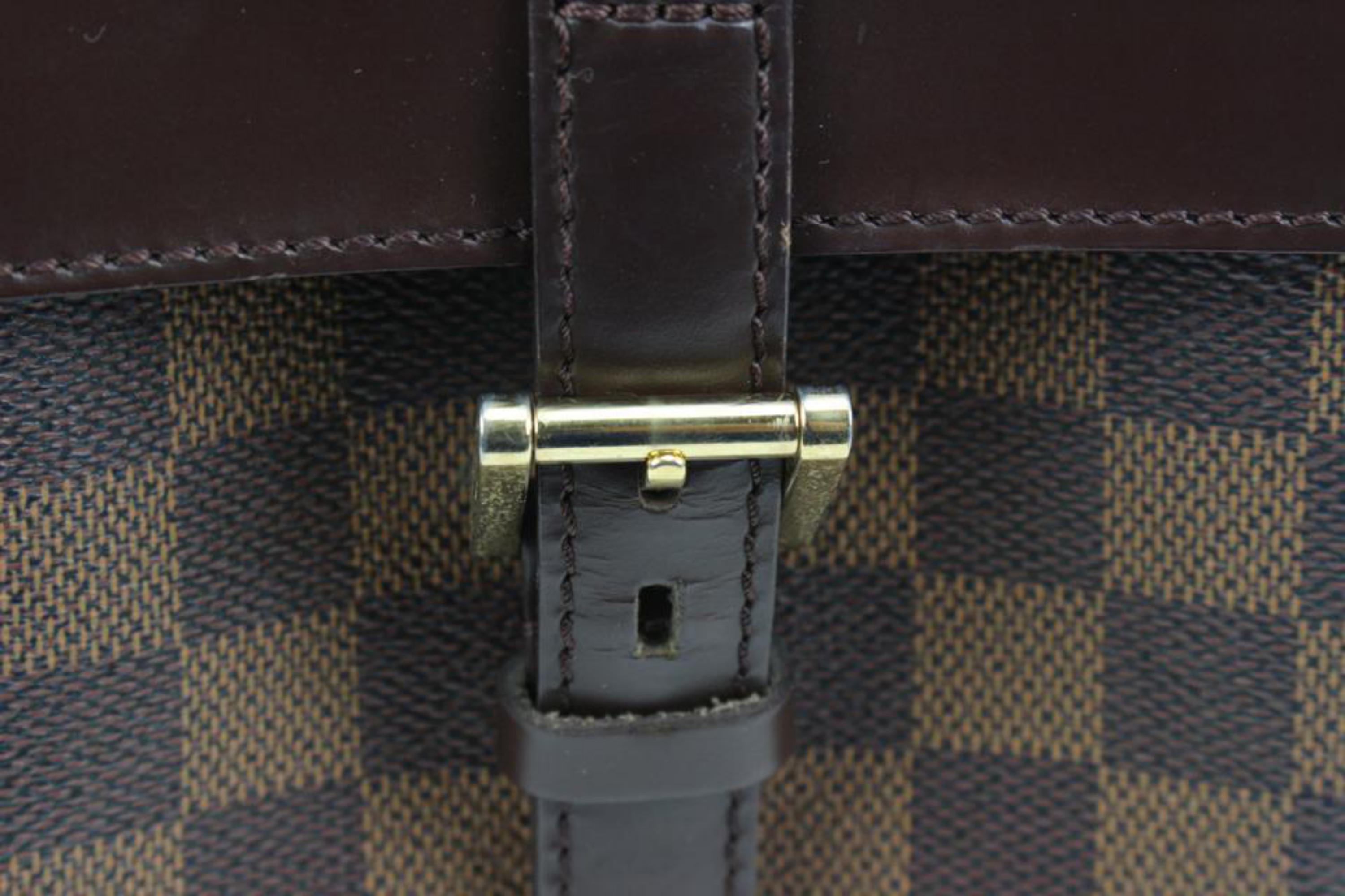 Louis Vuitton Discontinued Damier Ebene Uzes Manhattan Shoulder Bag 5lk323s For Sale 2